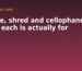 Tissue, shred and cellophane: what each is actually for - a guide from Mary Arnold Toys